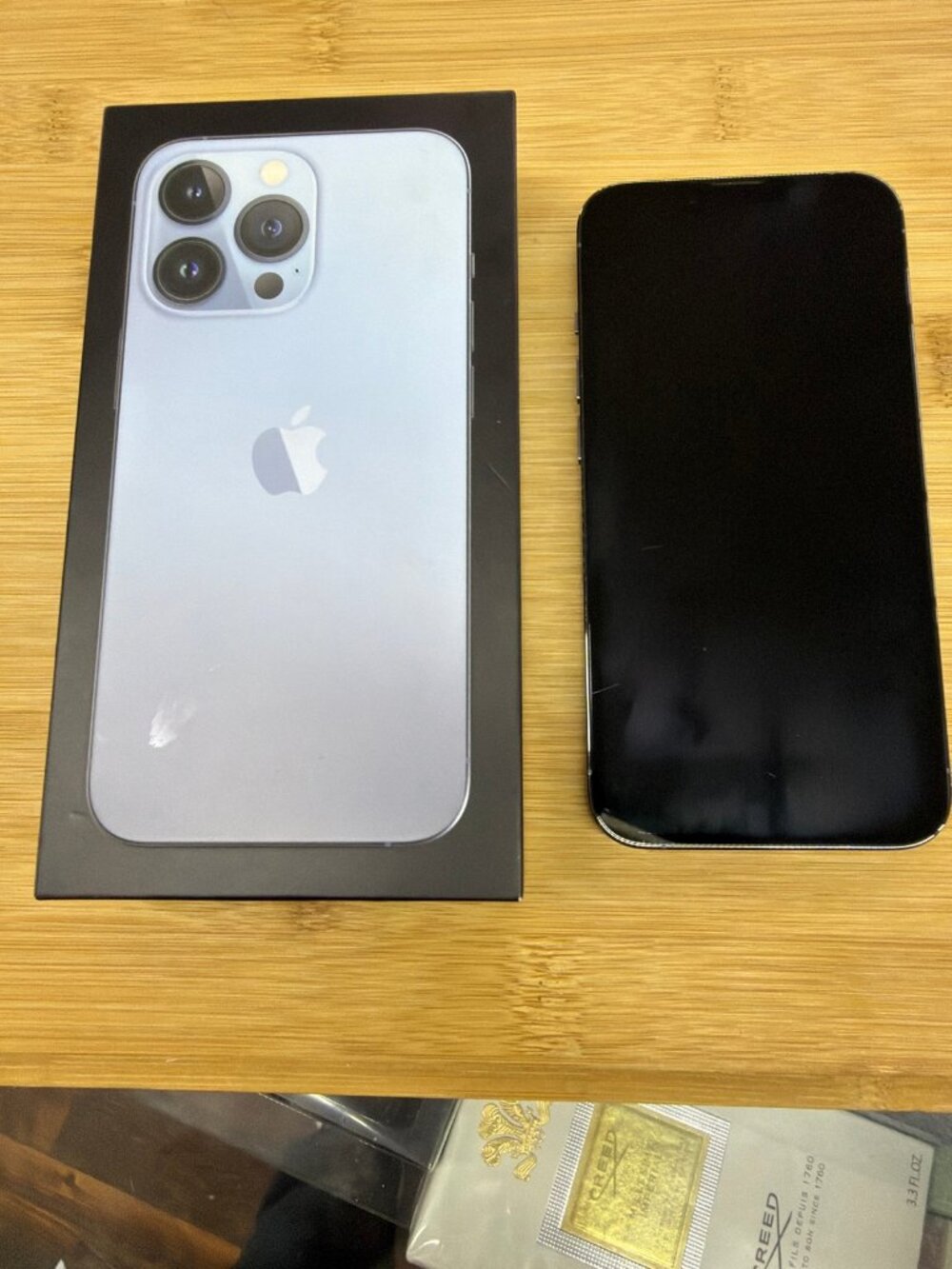 Apple iPhone 13 Pro Sierra Blue 85% Battery Unlocked Like New